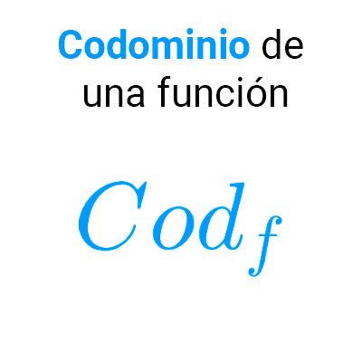 Codominio de una función 1 Codominio de una función