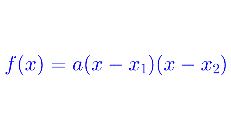 Forma factorizada de una función cuadrática 3 Forma factorizada de una función cuadrática