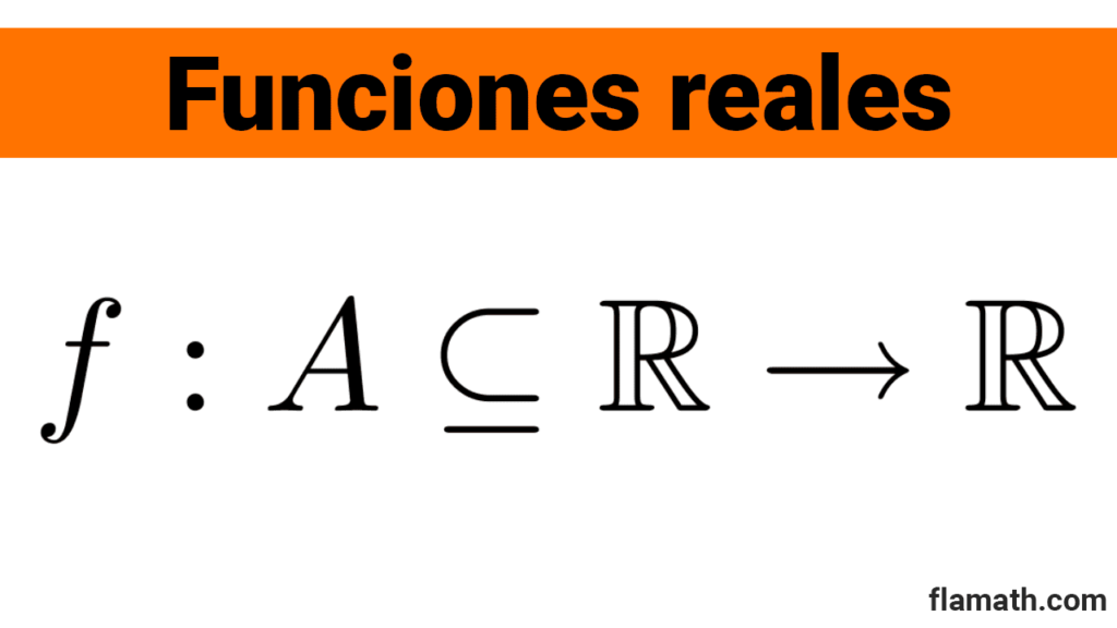 Funciones reales de variable real Funciones reales de variable real qué son y simbología