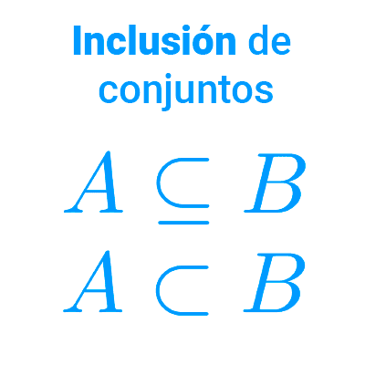 Inclusión de conjuntos