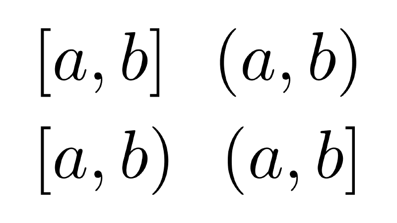 Intervalos de números reales 66 Intervalos de números reales