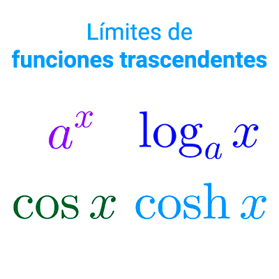 Límites de funciones trascendentes 2 Límites de funciones trascendentes