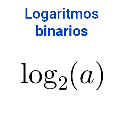Logaritmos binarios (de base 2) 12 Logaritmos binarios (base 2)
