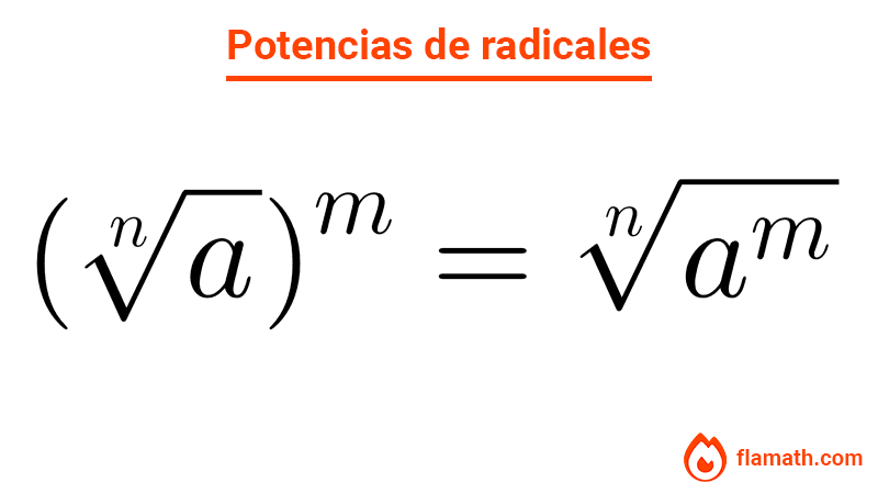 Potencias de radicales Potencias de radicales como se resuelven