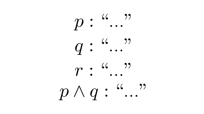 Proposiciones lógicas 42 Proposiciones lógicas