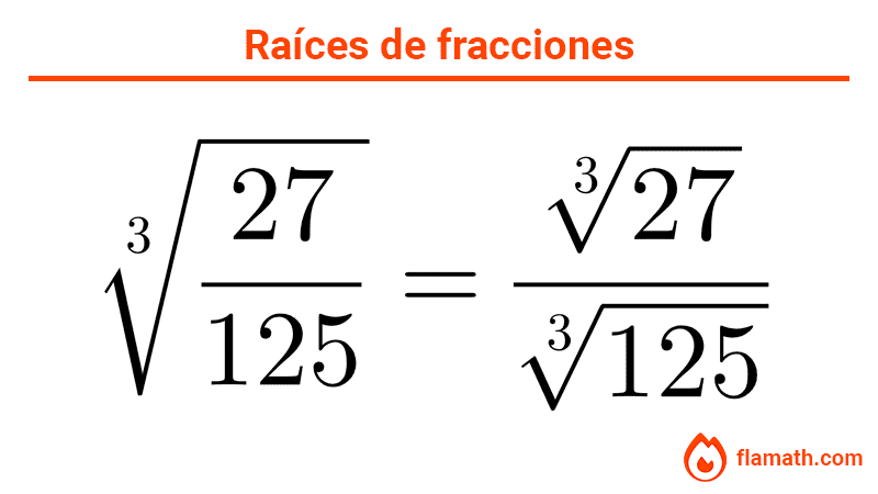 Raíz cúbica de una fracción Raíz cúbica de una fracción ejemplo
