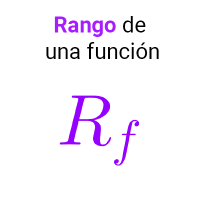 Rango de una función 1 Rango de una función